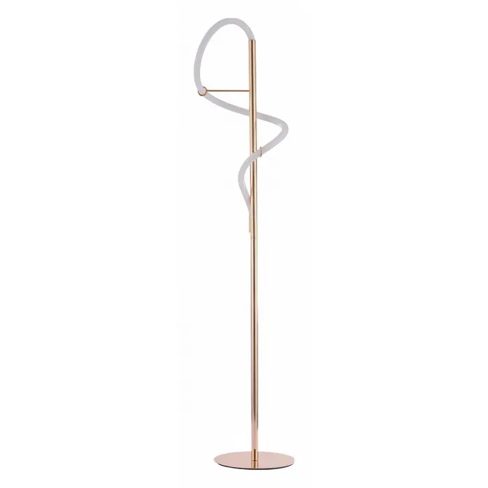 08040-F,33 Торшер Далия золото d35 h160 Led 48W (3000К) от ImperiumLoft
