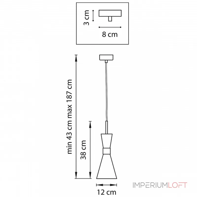 Подвесной светильник Lightstar Dumo 816017 