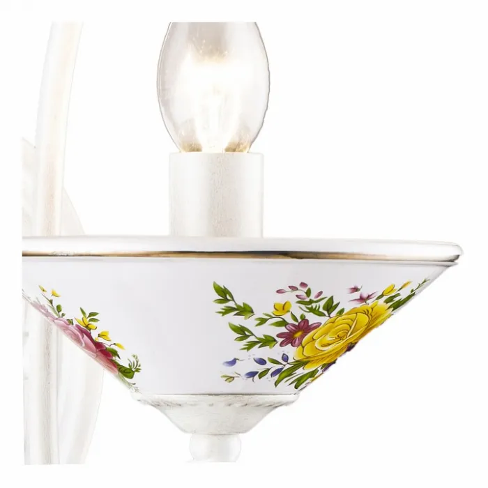 Бра Arte Lamp Fiorato A2061AP-1WG Цвет арматуры золото Цвет плафонов прозрачный от ImperiumLoft
