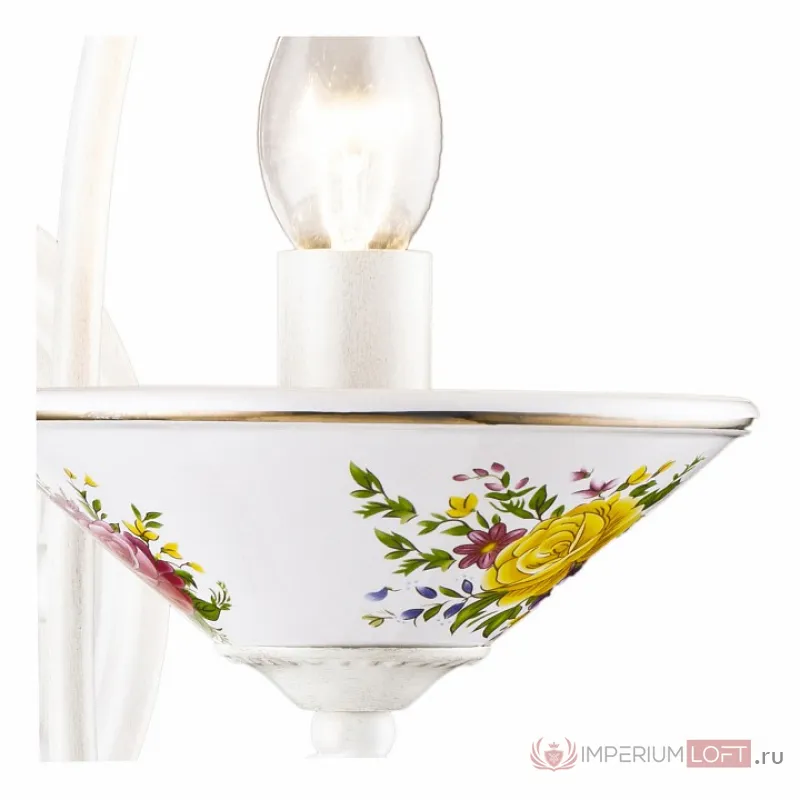 Бра Arte Lamp Fiorato A2061AP-1WG Цвет арматуры золото Цвет плафонов прозрачный от ImperiumLoft