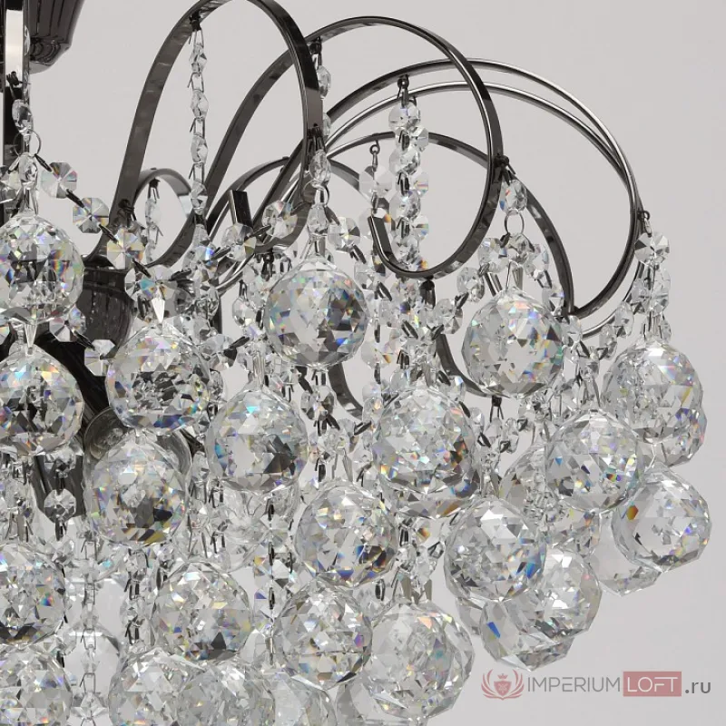 Подвесная люстра MW-Light Жемчуг 9 232016608 Цвет арматуры никель Цвет плафонов прозрачный от ImperiumLoft