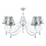 Подвесная люстра Lamp4You Classic 27 E3-05-WM-LMP-O-8-CRL-E3-05-TR-UP Цвет арматуры белый Цвет плафонов серый от ImperiumLoft