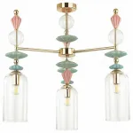 Потолочная люстра Odeon Light Bizet 4855/3C Цвет плафонов прозрачный Цвет арматуры золото от ImperiumLoft