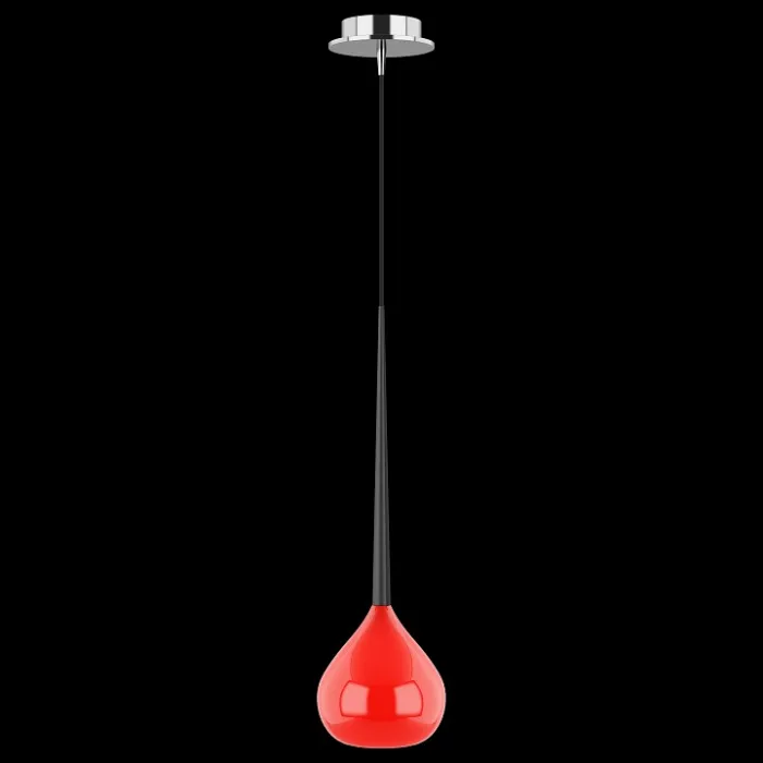 Подвесной светильник Lightstar Forma 808112 Цвет арматуры хром Цвет плафонов красный от ImperiumLoft