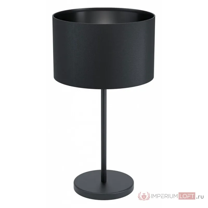 Настольная лампа декоративная Eglo Maserlo 1 99045 Цвет плафонов черный Цвет арматуры черный от ImperiumLoft