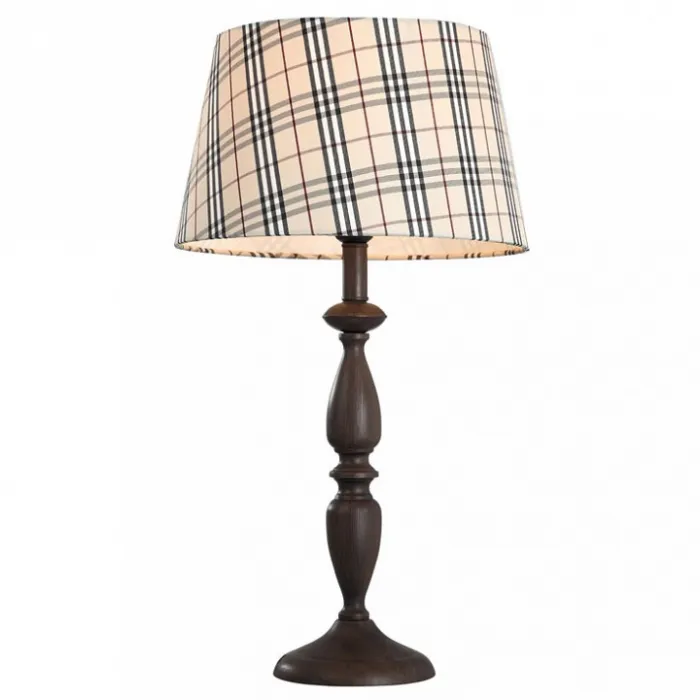 Настольная лампа декоративная Arte Lamp Scotch A3090LT-1CK Цвет арматуры коричневый Цвет плафонов разноцветный от ImperiumLoft