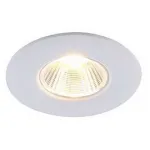 Встраиваемый светильник Arte Lamp Uovo A1425PL-1WH Цвет арматуры белый Цвет плафонов коричневый