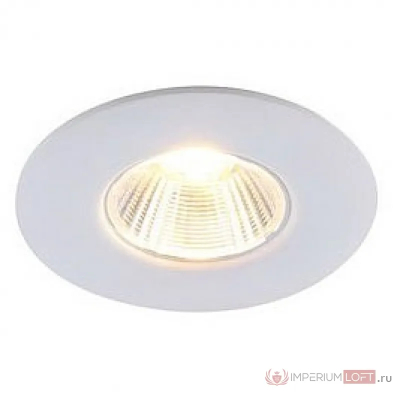 Встраиваемый светильник Arte Lamp Uovo A1425PL-1WH Цвет арматуры белый Цвет плафонов коричневый от ImperiumLoft