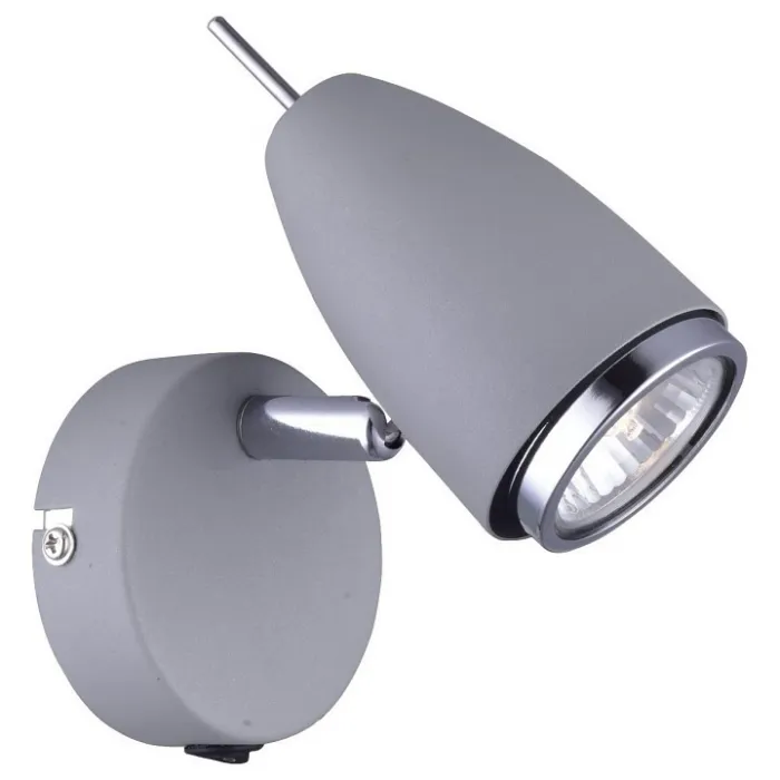 Бра Arte Lamp Regista A1966AP-1GY Цвет арматуры серый Цвет плафонов серый от ImperiumLoft