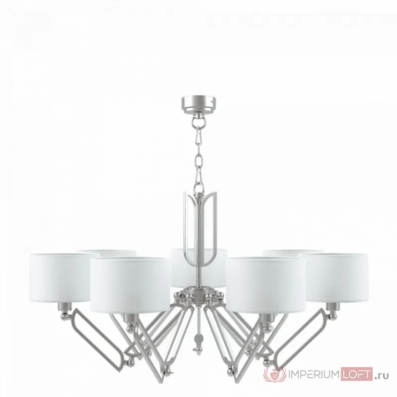 Подвесная люстра Lamp4You Hightech 17 M1-07-SN-LMP-Y-19 Цвет арматуры никель Цвет плафонов белый от ImperiumLoft