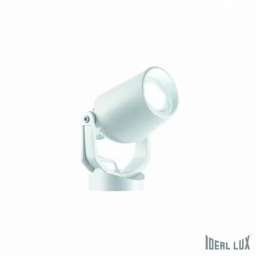 Наземный низкий светильник Ideal Lux MINIMAL MINITOMMY PT1 BIANCO Цвет арматуры белый Цвет плафонов прозрачный