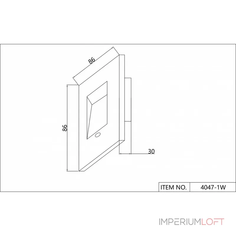 Встраиваемый светильник Favourite Nox 4047-1W от ImperiumLoft Встраиваемый светильник Favourite Nox 4047-1W от ImperiumLoft