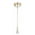 Фонарный столб Arte Lamp Berlin A1017PA-3WG Цвет арматуры золото Цвет плафонов желтый