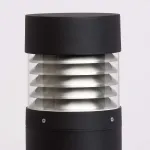 Наземный низкий светильник MW-Light Уран 803040201 Цвет арматуры черный Цвет плафонов белый от ImperiumLoft