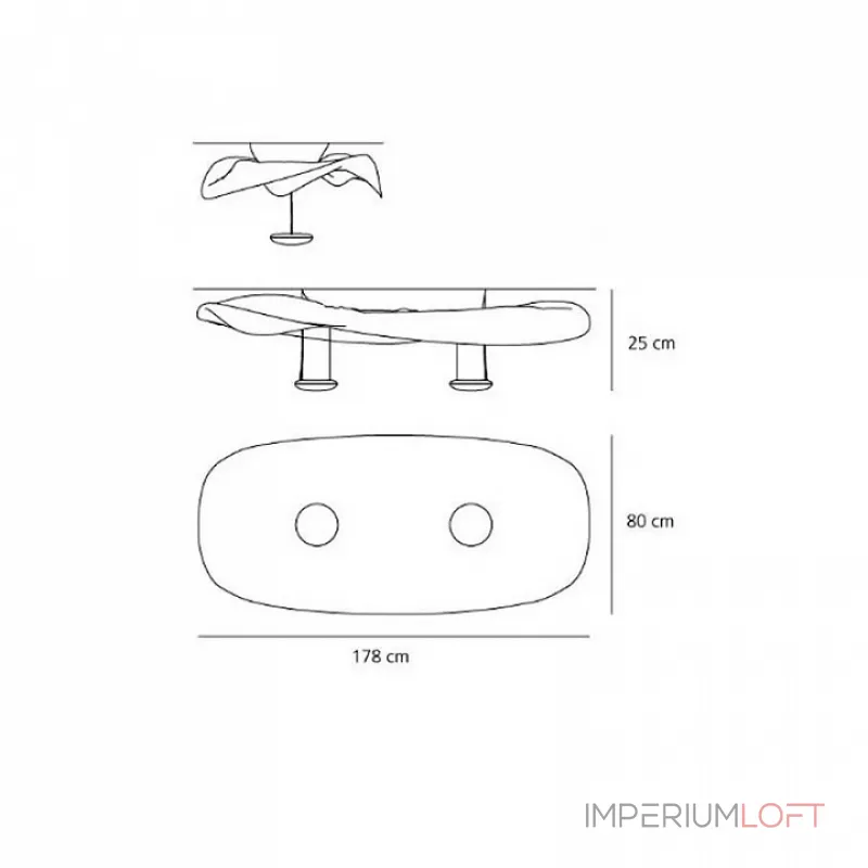 Потолочный светильник Artemide 1516010A