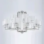 Подвесная люстра Newport 4400 4410+5/C chrome Цвет арматуры хром Цвет плафонов прозрачный от ImperiumLoft
