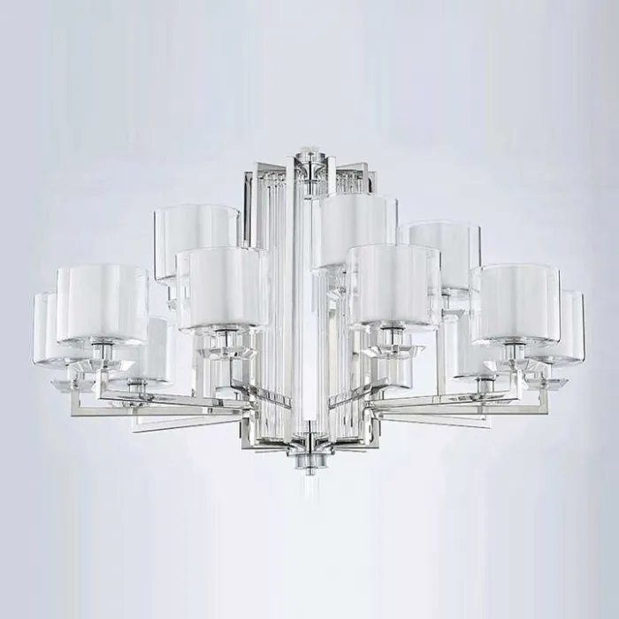 Подвесная люстра Newport 4400 4410+5/C chrome Цвет арматуры хром Цвет плафонов прозрачный от ImperiumLoft