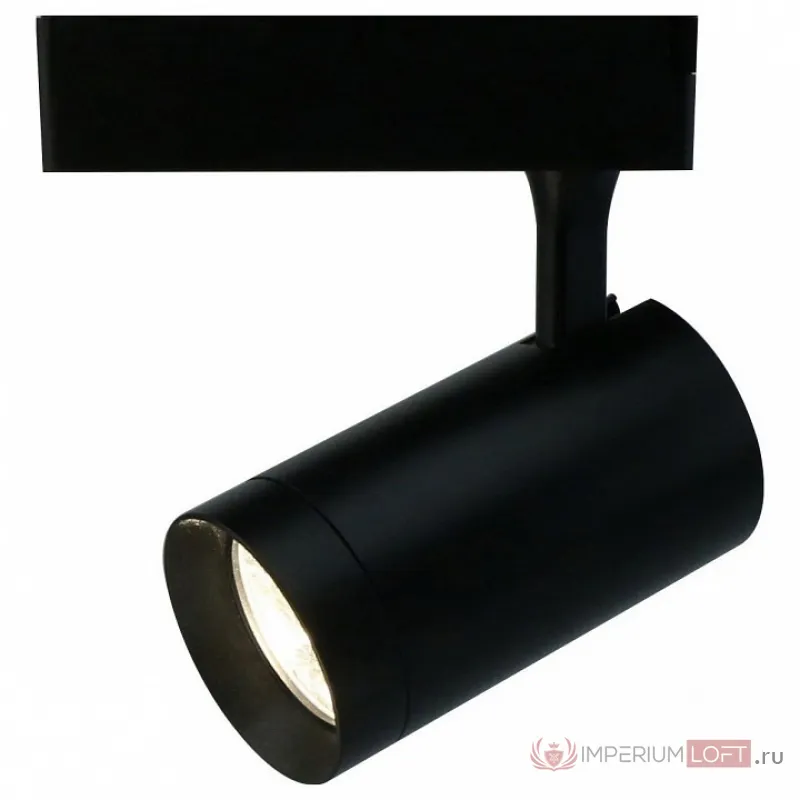 Светильник на штанге Arte Lamp Track Lights A1720PL-1BK Цвет арматуры черный Цвет плафонов черный от ImperiumLoft