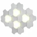 Бра Vele Luce Pala 742 2 VL8045W04 Цвет арматуры серебро Цвет плафонов серебро от ImperiumLoft