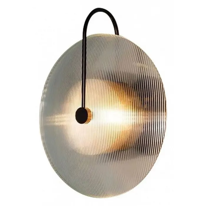 08438-2,19 Бра Мелисса черный/дымчатый d25 h30 Led 6W (4000K) от ImperiumLoft