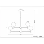 Люстра на штанге F-promo Sheeny 3088-6P от ImperiumLoft