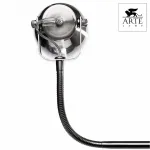 Настольная лампа офисная Arte Lamp Luned A2214LT-1SS Цвет арматуры серебро Цвет плафонов серебро