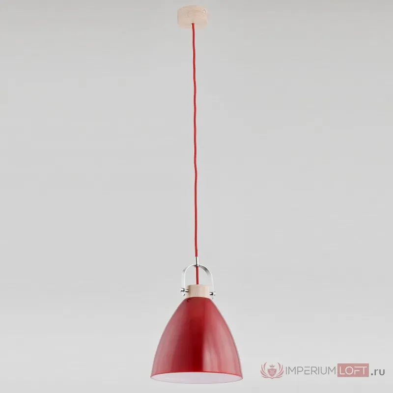 Подвесной светильник Alfa Hermina 9622 Цвет арматуры хром Цвет плафонов красный от ImperiumLoft