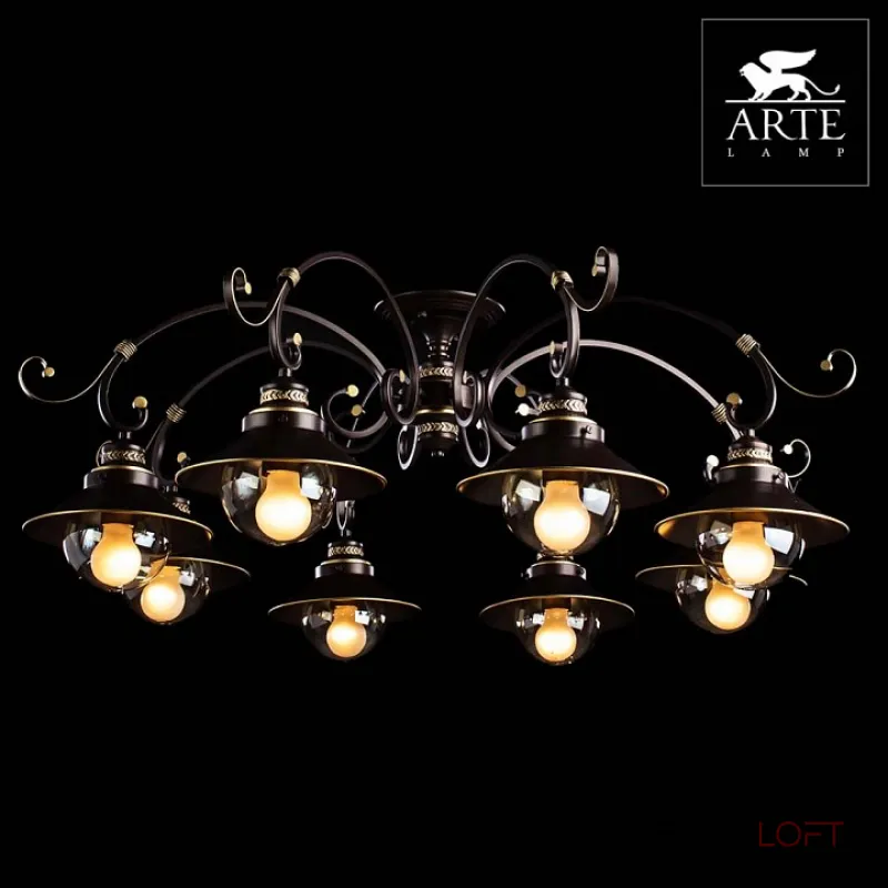 Потолочная люстра Arte Lamp Grazioso A4577PL-8CK 