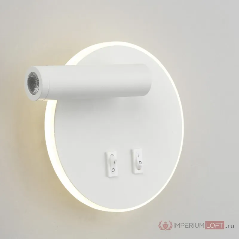 Бра Omnilux Soraga OML-12601-02 Цвет арматуры белый Цвет плафонов белый от ImperiumLoft