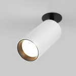 Спот Elektrostandard Diffe Diffe белый/черный 15W 4200K (25066/LED) от ImperiumLoft