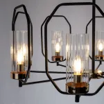 Люстра на штанге Arte Lamp Celaeno A7004PL-8BK 