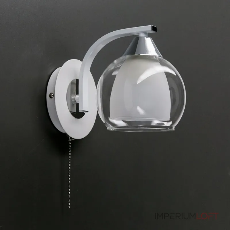 Бра Citilux Кристи CL152310 Белый , плафон Белый