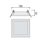 Встраиваемый светильник Horoz Electric HL686 HRZ00000335 от ImperiumLoft