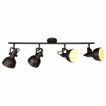 Спот Arte Lamp Martin A5215PL-4BR Цвет арматуры коричневый Цвет плафонов коричневый от ImperiumLoft