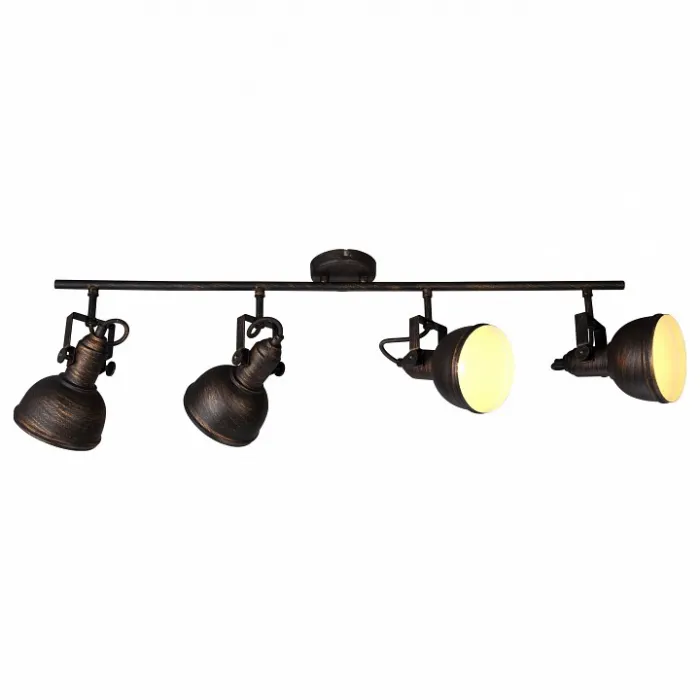 Спот Arte Lamp Martin A5215PL-4BR Цвет арматуры коричневый Цвет плафонов коричневый от ImperiumLoft