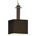 Подвесной светильник Lussole Montone LSF-2586-01 Цвет арматуры хром Цвет плафонов черный от ImperiumLoft