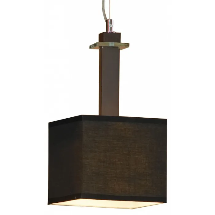Подвесной светильник Lussole Montone LSF-2586-01 Цвет арматуры хром Цвет плафонов черный от ImperiumLoft