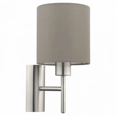 Бра Eglo ПРОМО Pasteri 94925 Цвет плафонов серый Цвет арматуры никель