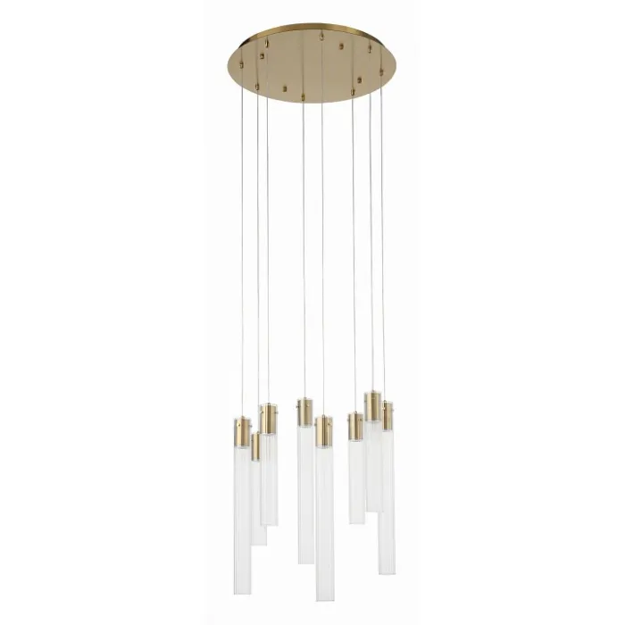 Подвесная люстра ST-Luce Terni SL1229.303.08 Цвет арматуры желтый Цвет плафонов неокрашенный от ImperiumLoft