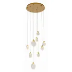 Подвесная люстра ST-Luce Montecelio SL6104.203.09 Цвет арматуры Желтый Цвет плафонов Неокрашенный