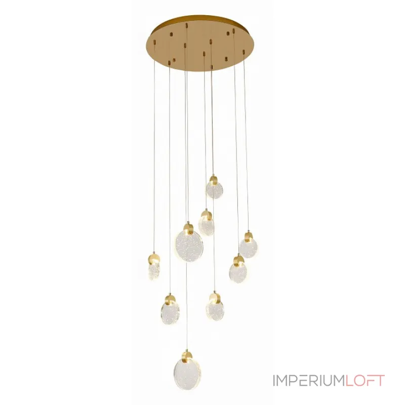 Подвесная люстра ST-Luce Montecelio SL6104.203.09 Цвет арматуры Желтый Цвет плафонов Неокрашенный
