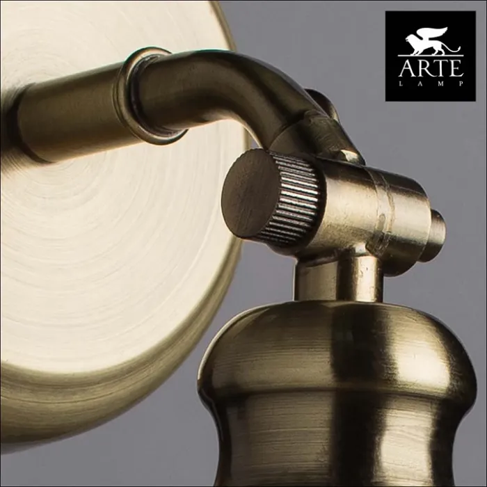 Спот Arte Lamp Vento A9231AP-1AB Цвет арматуры бронза Цвет плафонов белый от ImperiumLoft
