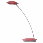 Настольная лампа офисная MW-Light Гэлэкси 12 632033001 Цвет арматуры хром Цвет плафонов красный от ImperiumLoft