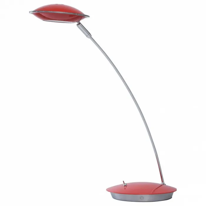 Настольная лампа офисная MW-Light Гэлэкси 12 632033001 Цвет арматуры хром Цвет плафонов красный от ImperiumLoft