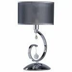 Настольная лампа декоративная MW-Light Федерика 82 379039401 Цвет арматуры хром Цвет плафонов черный от ImperiumLoft