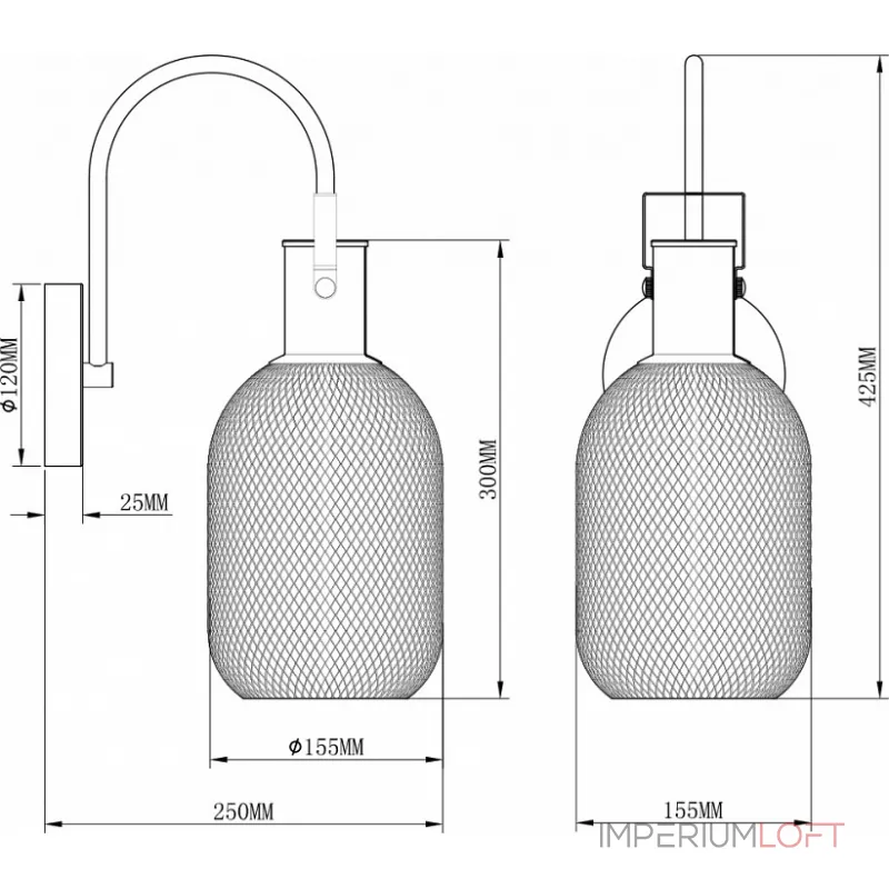 Бра Moderli Alina V2800-1W