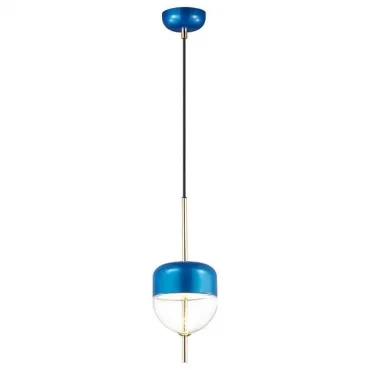 Подвесной светильник Odeon Light Pamfa 4621/12L Цвет арматуры синий Цвет плафонов синий