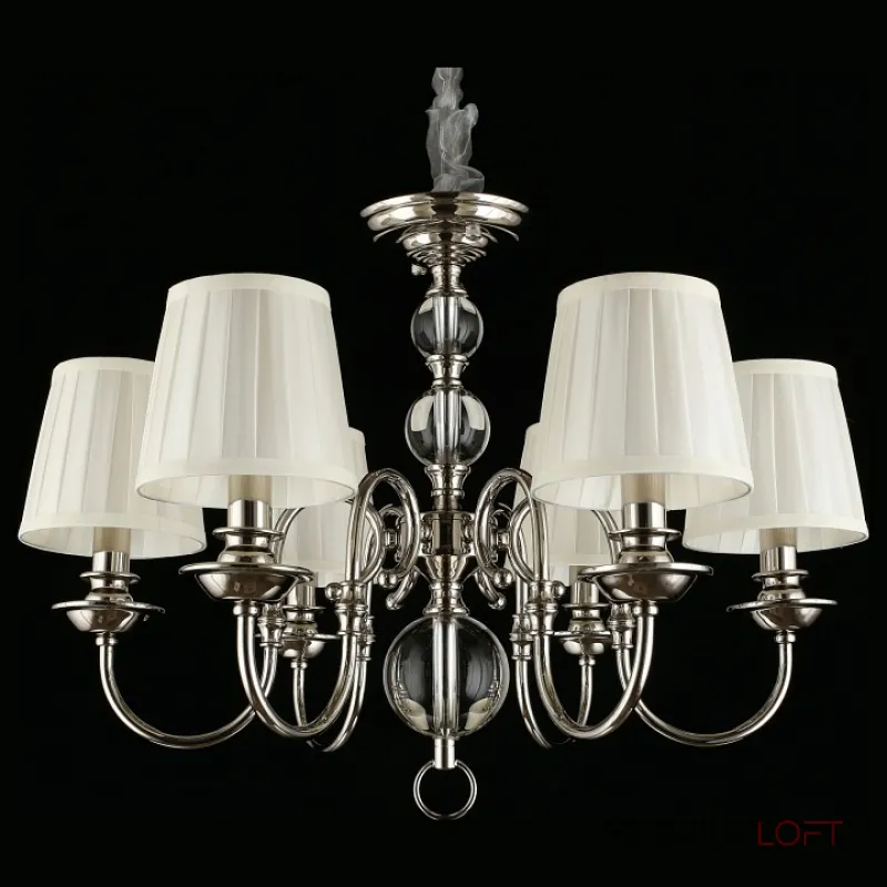 Подвесная люстра Aployt Gaell APL.704.03.06 Цвет арматуры хром Цвет плафонов кремовый