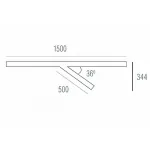 Накладной светильник Donolux DL18516 DL18516C042B77 Цвет арматуры черный Цвет плафонов черный