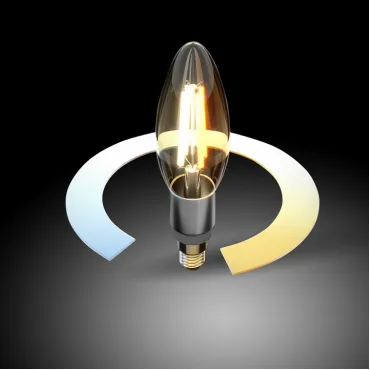 Лампа светодиодная Elektrostandard Умная лампа Свеча F E14 5Вт 3300, 4200, 6500K BLE1437